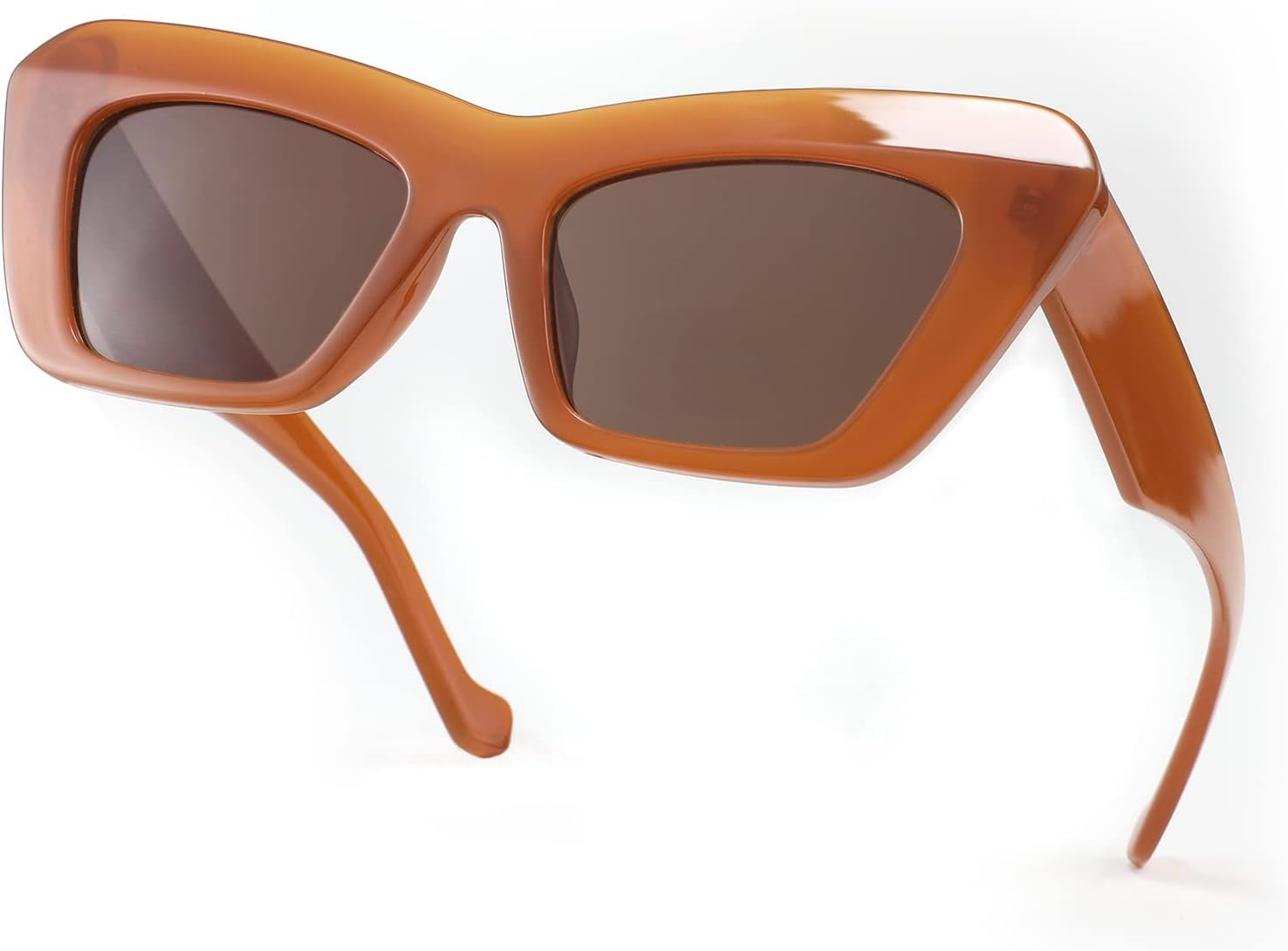 商品图片 12 | B09TFBWQ5G | FEISEDY Retro Square Cat Eye Sunglasses Jelly Colored Women Men 90s B2902