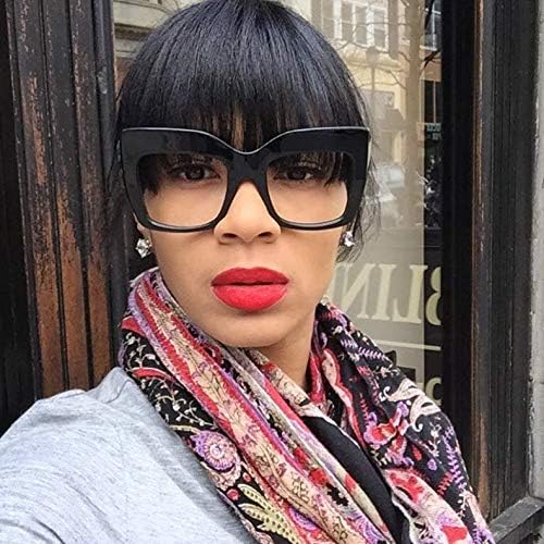 ÉÌƷͼƬ 2 | B07N5J9CF4 | FEISEDY Square Oversized Glasses Frame Eyewear Women B2475
