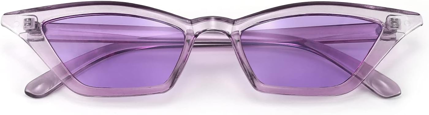 商品图片 77 | B079KYQYT3 | FEISEDY Small Cat Eye Sunglasses Vintage Square Shade Women Eyewear B2291