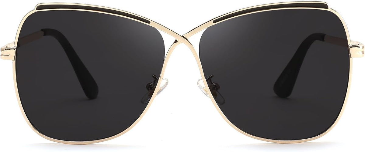 ÉÌƷͼƬ 39 | B08SJ7XN69 | FEISEDY Womens Cute Sunglasses Oversized Butterfly X Shape Design Cateye Lady Sunglasses B2738