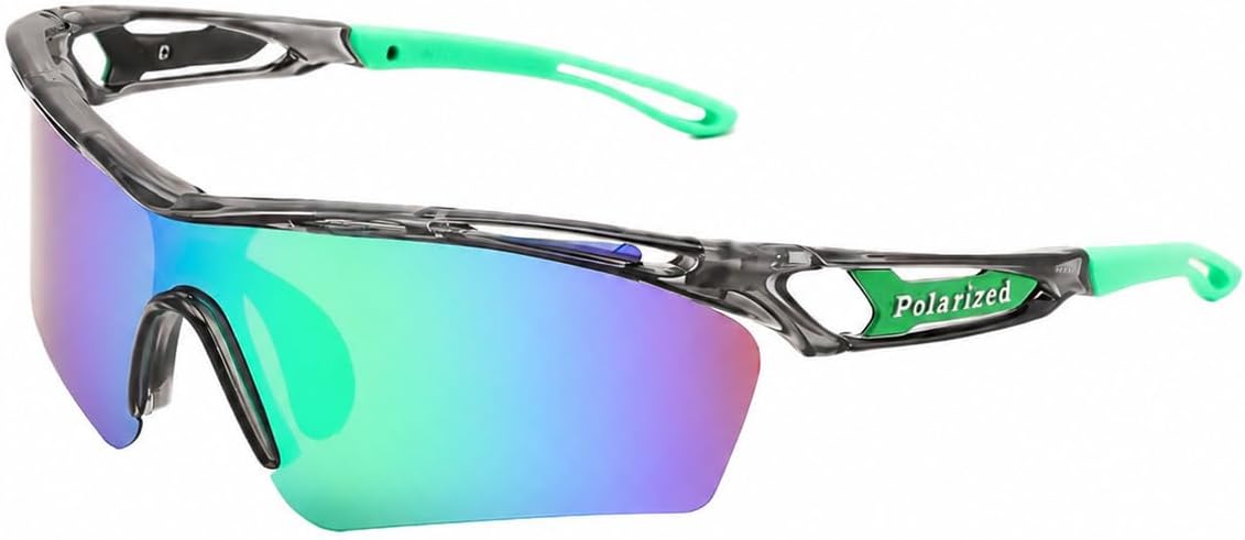 [FEISEDY] スポーツサングラス 偏光サングラス レディース TACレンズ UV400保護 メンズ ブルーライトカット ランニング サイクリング 度なし 非調光 ユニセックス B1653