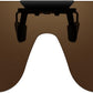 Brown / 65 Millimeters | B0FX3QDD5G | FEISEDY Clip-on Flip Up Rimless One Piece Sunglasses for Glasses TAC Lenses B0345