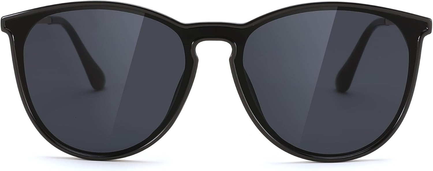 商品图片 3 | B0DGCPG41T | FEISEDY Sunglasses for Women Men Retro Round Cateye Designer Cute Mirrored UV Protection Lens B0210