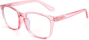 Pink / 2.5 x | B07Z361FCH | FEISEDY Vintage Reading Blue Light Blocking Glasses Women Men Reader Spring Hinge Glasses B2519