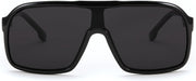 ÉÌƷͼƬ 48 | B0CWTZ9491 | FEISEDY Fashion Polarized Sunglasses Oversized One Piece Reflective Lens Sports Sun Glasses B0122
