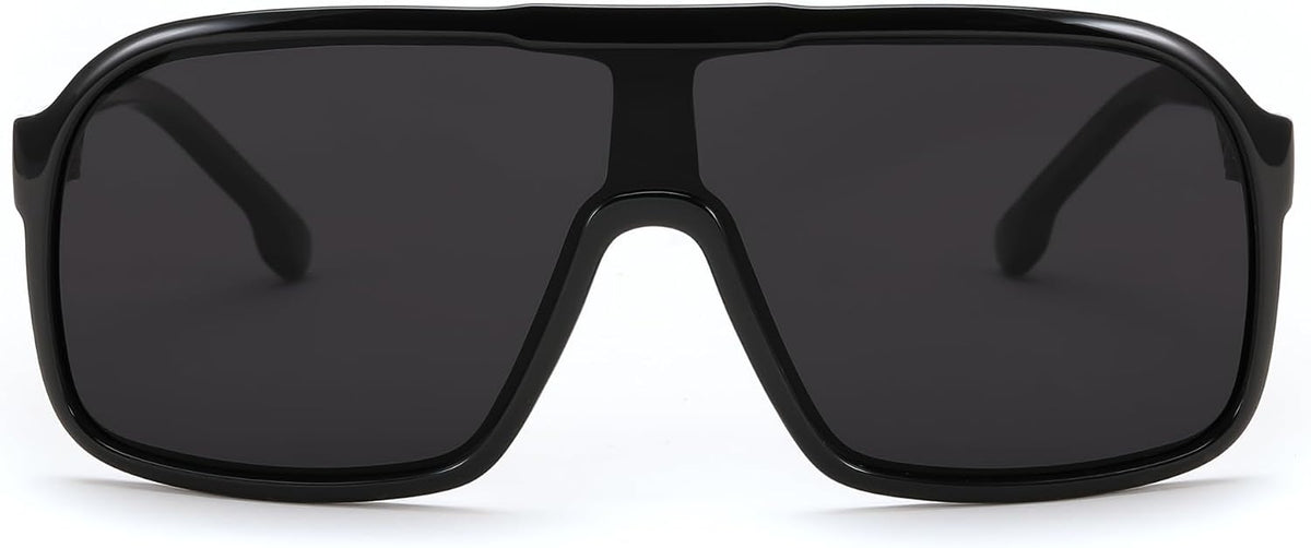 ÉÌƷͼƬ 48 | B0CWTZ9491 | FEISEDY Fashion Polarized Sunglasses Oversized One Piece Reflective Lens Sports Sun Glasses B0122
