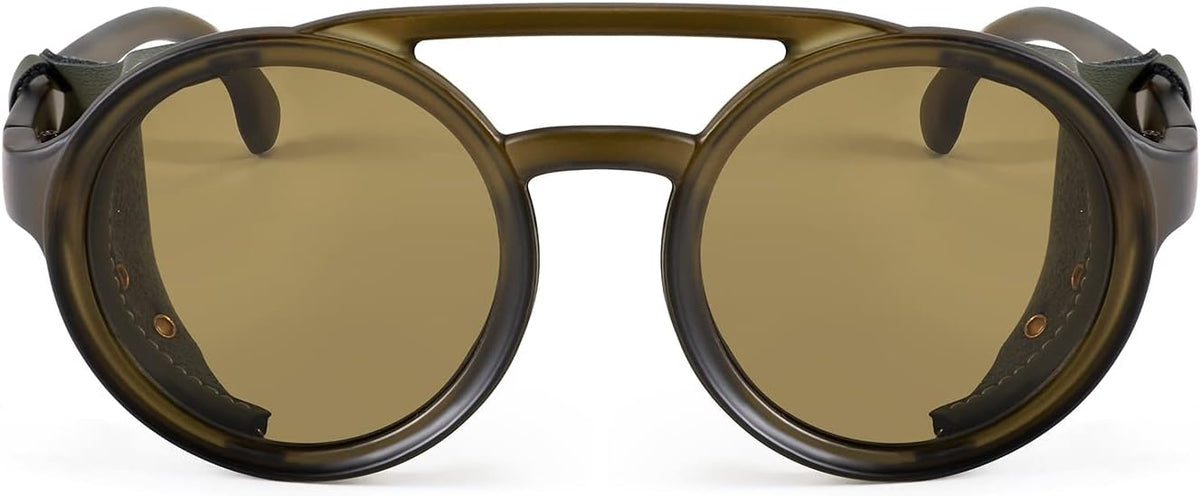 ÉÌƷͼƬ 8 | B09WN3J4YZ | FEISEDY Retro Round Steampunk Sunglasses Women Men Leatherwear B2532