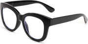 ÉÌƷͼƬ 13 | B0DSP9ZRGV | FEISEDY Retro Blue Light Glasses for Women Men, Thick Square Glasses Blue Light Blocking, Anti Glare Digital &Eyestrain B0278