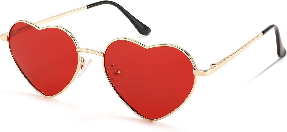 ÉÌƷͼƬ 71 | B0BP6HX1R6 | FEISEDY Polarized Heart Sunglasses Women Men Metal Frame Cute Lovely Glasses UV400 Protection B2375