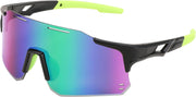 Black Frame Green Mirrored Lens / Large | B0DB5QC5GY | FEISEDY Cycling Glasses Sports Sunglasses for Men Women, Youth Kids Baseball Softball Running Sunglasses B0223
