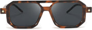 ÉÌƷͼƬ 86 | B09YTJ4FQZ | FEISEDY Vintage Square 70s Flat Aviator Sunglasses Women Men Classic Retro Stylish Frame UV400 Sunglasses B2622