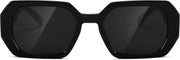ÉÌƷͼƬ 6 | B0CNPQGQRW | FEISEDY Retro Rectangle Sunglasses for Women Men Classic Square Rhinestone Frame Sun Glasses Polygon Designer UV400 B0047