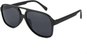 Polarized Matt Black / 60 Millimeters | B098SV89HH | FEISEDY Vintage Retro 70s Plastic Aviator Sunglasses Women Men Classic Large Squared Frame B2751