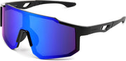 010 Black Deep Blue / 75mm | B0DTY2YRNQ | FEISEDY Sports Sunglasses for Men, Women and Teens - Baseball, Biking, Cycling UV400 Protection B2388