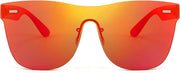 ÉÌƷͼƬ 20 | B08DY1CW9T | FEISEDY Mirrored Rimless Sunglasses One Piece Lens Reflective Sunglasses for Women Men B2647