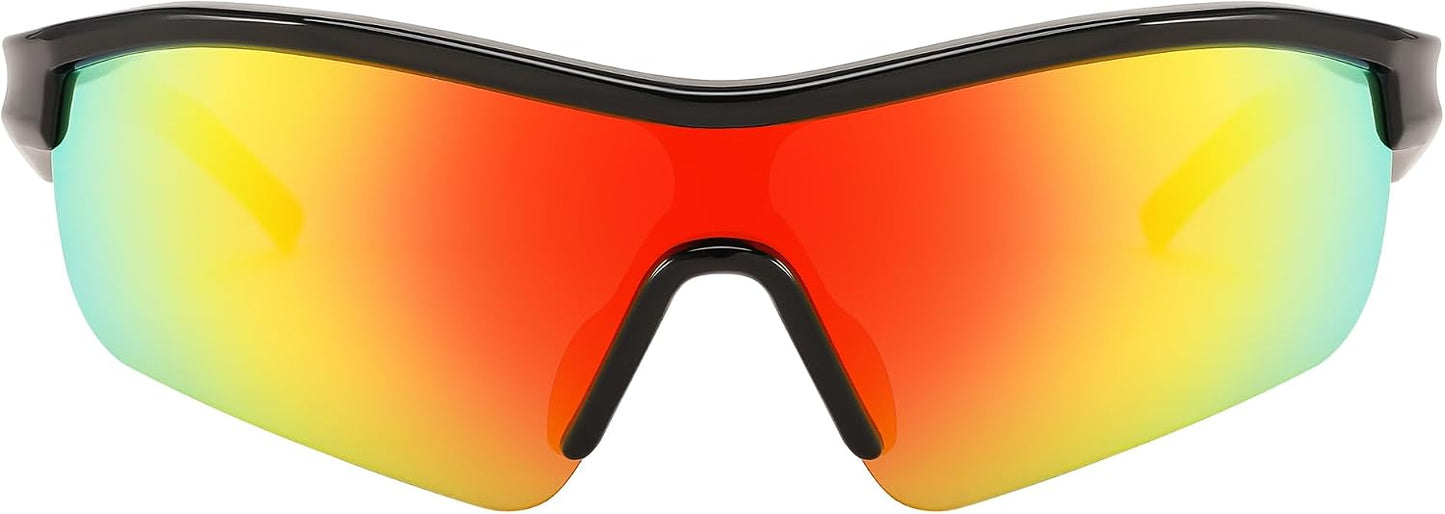 商品图片 8 | B0C7189J4Z | FEISEDY Men Sunglasses, Polarized Cycling Sunglasses, UV400 Sports Baseball Running Fishing Hiking Shades B2372