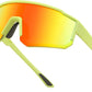 Yellow Frame Red Mirrored Lens / Medium | B0D95V515V | FEISEDY Kids Sunglasses Youth Baseball Polarized Sunglasses Sports Lightweight TR90 Frame Boys Girls Cycling B0213
