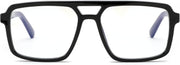 ÉÌƷͼƬ 9 | B0D9NJ18RZ | FEISEDY Retro Aviator Square Blue Light Glasses for Men Women B0209