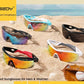 商品图片 23 | B0C7189J4Z | FEISEDY Men Sunglasses, Polarized Cycling Sunglasses, UV400 Sports Baseball Running Fishing Hiking Shades B2372