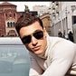 商品图片 4 | B07VFM34S4 | FEISEDY Retro Aviator 70s Pilot Sunglasses Men Trendy Women Square Sun Glasses Driving Outdoors B2510
