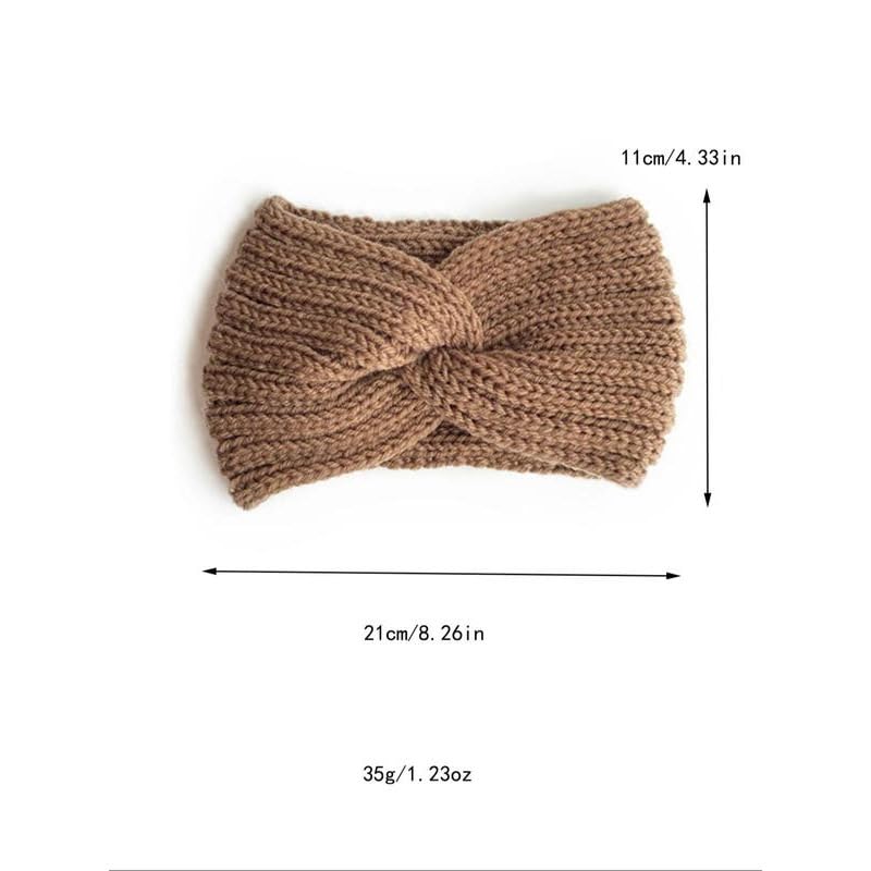 商品图片 7 | B0G2RFKL4V | Thick Knit Headbands for Women Girls Winter Ear Warmer Fashionable Warm Crochet Head Wraps With Crossover Design