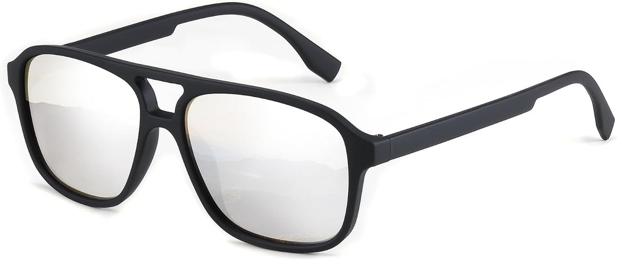 ÉÌƷͼƬ 15 | B0CWTR5T38 | FEISEDY Polarized Aviator Sunglasses for Men Women Lightweight TR Frame Double Bridge Square Pilot Sun Glasses Shades B0120