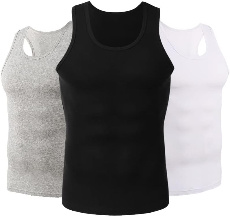 商品图片 3 | B0FR8GJB4R | 2Pcs Men's Lightweight Tank Undershirts