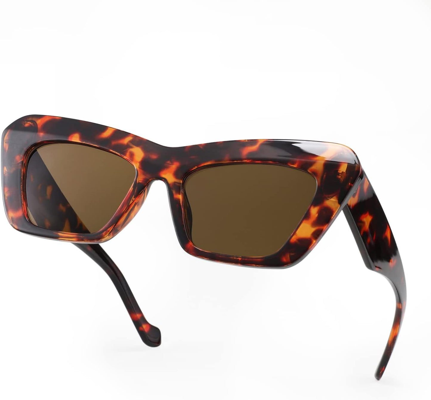 商品图片 24 | B09TFBWQ5G | FEISEDY Retro Square Cat Eye Sunglasses Jelly Colored Women Men 90s B2902