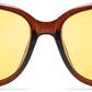 商品图片 46 | B081YY5RM3 | FEISEDY Classic Womens Night Glasses Driving Anti Glare Wrap Around Yellow Sunglasses B2548