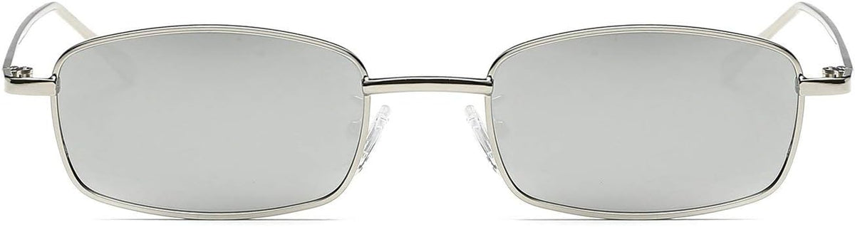 ÉÌƷͼƬ 22 | B079L1KYF3 | FEISEDY Vintage Small Rectangle Sunglasses Women Men Retro Trendy Square Metal Frame Sun Glasses B2295