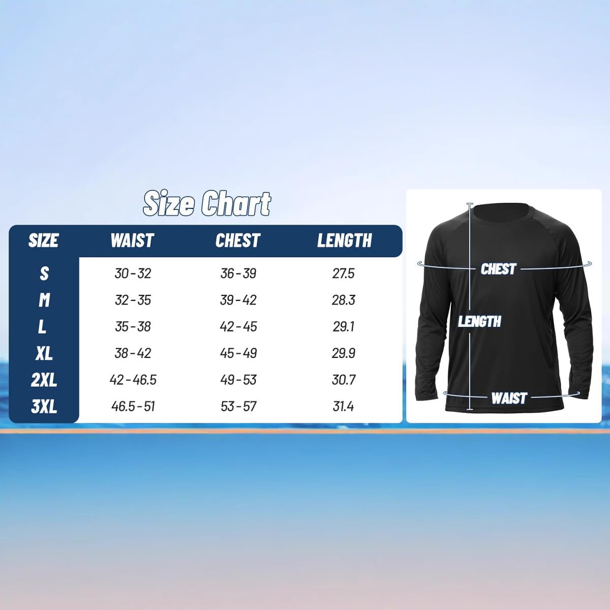 商品图片 7 | B0FRXZLLJW | Men's Long Sleeve Shirts Quick Dry Moisture Wicking, High Elasticity Workout T-Shirt for Running Gym Fishing Swim