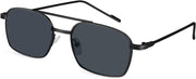 004 Black Frame/Gray Lens / 53 Millimeters | B09GK8LKKK | FEISEDY Fashion Square Aviator Sunglasses Women Men Trendy Retro Metal Frame Sun Glasses Candy Color Lens B1036