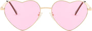ÉÌƷͼƬ 65 | B0BP6HX1R6 | FEISEDY Polarized Heart Sunglasses Women Men Metal Frame Cute Lovely Glasses UV400 Protection B2375
