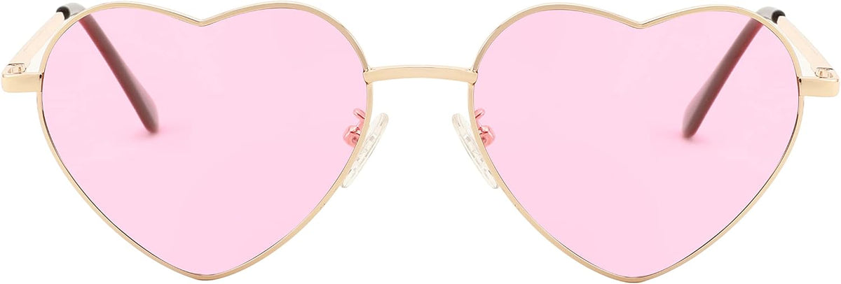 ÉÌƷͼƬ 65 | B0BP6HX1R6 | FEISEDY Polarized Heart Sunglasses Women Men Metal Frame Cute Lovely Glasses UV400 Protection B2375