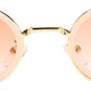 商品图片 4 | B0D94B5HP2 | FEISEDY Retro 90s Small Oval Punk Sunglasses Gothic Steampunk Round Hippie Shade Men Women B0193