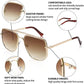 商品图片 6 | B0B38ZHMJL | FEISEDY Sunglasses Aviator Men Women 70s Sun Glasses Square Frame UV400 Protection B2953