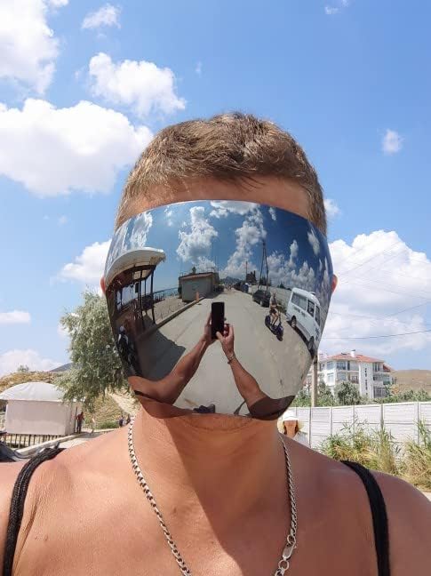 商品图片 46 | B097Y3FQJJ | FEISEDY Full Face Shield Sunglasses – Anti-Fog UV400 Mirror Visor