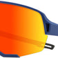 Blue Frame Orange Mirrored Lens / Large | B0DN1K8THF | FEISEDY Polarized Cycling Glasses Sports Sunglasses for Women Men Youth, Running Hiking Baseball Glasses B0215