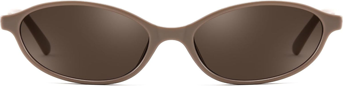 商品图片 54 | B0DMN69R27 | FEISEDY Retro Oval Cat Eye Sunglasses for Women 90s Narrow Lightweight Shades Y2k Trendy Sunnies B0257