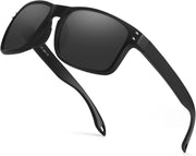 Matte Black Frame & Grey Lens / 57 Millimeters | B09P12VBMC | FEISEDY Polarized Sports Sunglasses for Men Women, Classic Fishing Driving Cycling Goggles, UV400 Protection B2234