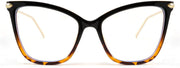 006 Black Leopard | B085VPH9X6 | FEISEDY Oversized Cat Eye Glasses Frame Blue Light Blocking Eyewear for Women B2589
