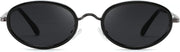 ÉÌƷͼƬ 4 | B0H2XM1HNJ | FEISEDY 90s Retro Oval Cat Eye Sunglasses UV400 Small Face B0450