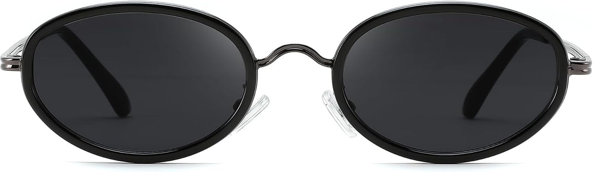 ÉÌƷͼƬ 4 | B0H2XM1HNJ | FEISEDY 90s Retro Oval Cat Eye Sunglasses UV400 Small Face B0450