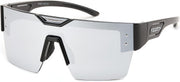 Black Frame With Silver Mirrored Lenses / 65 Millimeters | B0D4YF1JD7 | FEISEDY Sunglasses Men Women, Big Oversized Square Frame,UV400 Mirrored Sun Glasses, Cycling Driving Fishing Hiking B0064