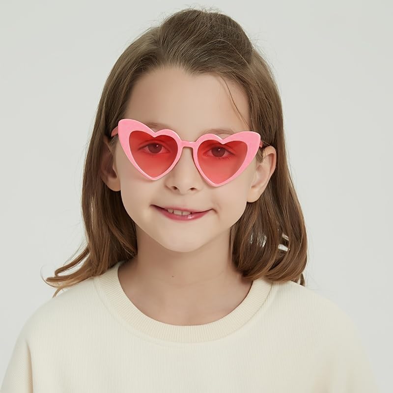 ÉÌƷͼƬ 2 | B0CHVGHKSV | FEISEDY 2 Pack Vintage Heart Sunglasses Toddler De Sol Gafas Beach Party Holiday Sun Glasses B2903