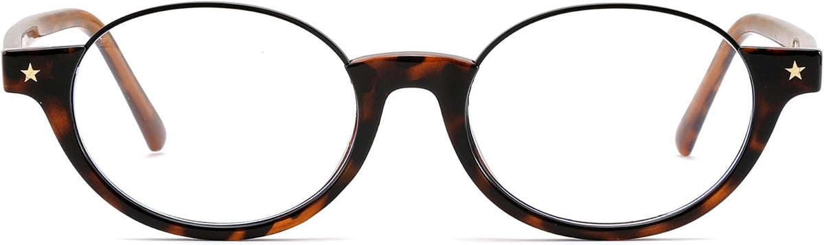ÉÌƷͼƬ 17 | B0GS9JVKV9 | FEISEDY Trendy Oval Blue Light Glasses for Women Fake Nerd Eyewear Frame Anti Glare B1380