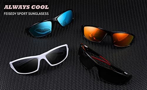 商品图片 9 | B09CT4VMCM | FEISEDY Classic Men Polarized Sports Sunglasses Night Driving Yellow Lenses Cycling Fishing Driving Glasses B2674