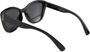 ÉÌƷͼƬ 41 | B07M9V125F | FEISEDY Polarized Vintage Sunglasses American Womens Square Jackie O Cat Eye Sunglasses B2451
