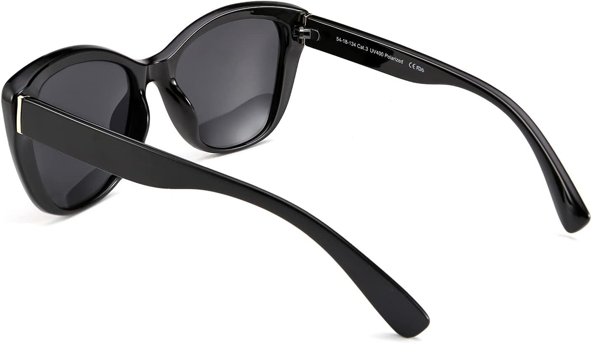 ÉÌƷͼƬ 41 | B07M9V125F | FEISEDY Polarized Vintage Sunglasses American Womens Square Jackie O Cat Eye Sunglasses B2451