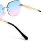 商品图片 63 | B083VRLS2Q | FEISEDY Classic Rimless Sunglasses Women Metal Frame Diamond Cutting Lens Sun Glasses B2567